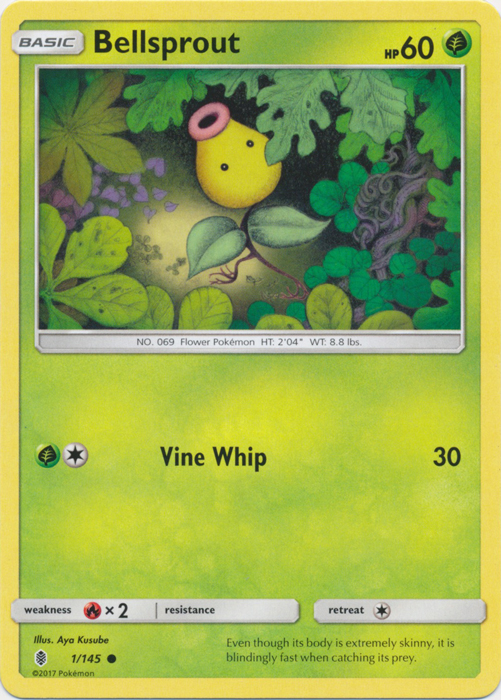 SM Guardians Rising, Bellsprout - 1/145 - Common