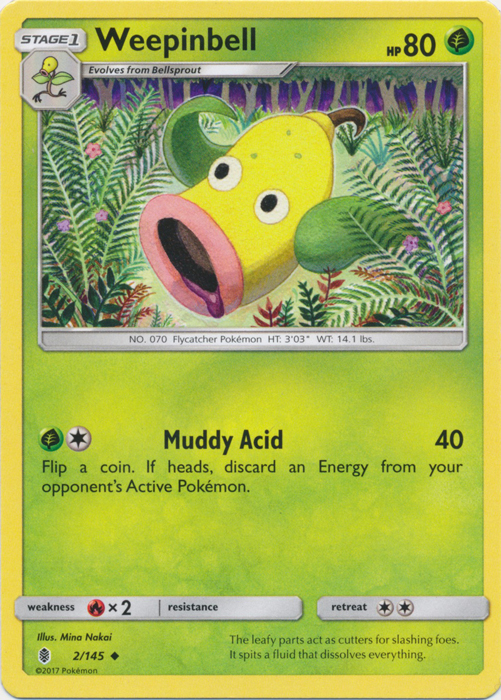 SM Guardians Rising, Weepinbell - 2/145 - Uncommon