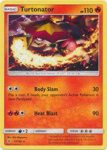 SM Guardians Rising, Turtonator - 17/145 - Rare