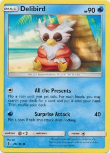 SM Guardians Rising, Delibird - 26/145 - Common