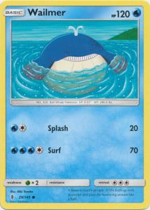 SM Guardians Rising, Wailmer - 29/145 - Common