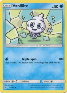SM Guardians Rising, Vanillite - 33/145 - Common
