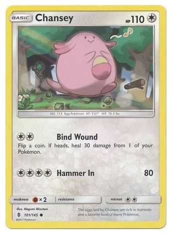 SM Guardians Rising, Chansey - 101/145 - Common