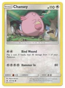 SM Guardians Rising, Chansey - 101/145 - Common