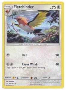 SM Guardians Rising, Fletchinder - 110/145 - Uncommon