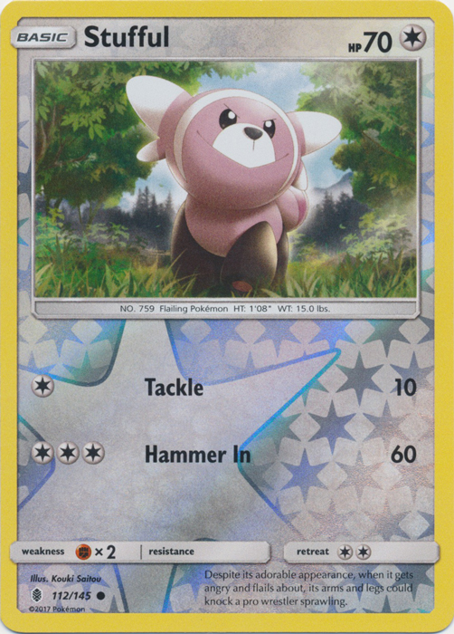 SM Guardians Rising, Stufful - 112/145 - Common Reverse Holo