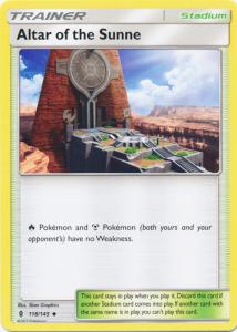 SM Guardians Rising, Altar of the Sunne - 118/145 - Uncommon