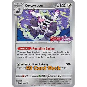Pokemon, SEALED Build & Battle Scarlet & Violet (SV1) 40-korts lek med Revavroom [SVP008]