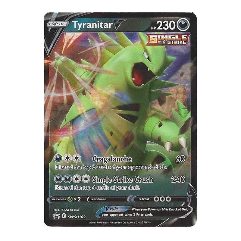 Pokemon SW&SH Promo – Tyranitar V - SWSH109