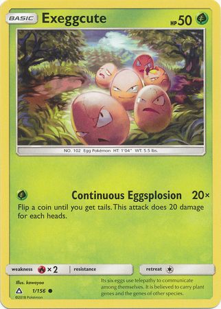 SM Ultra Prism Exeggcute 001/156  Common