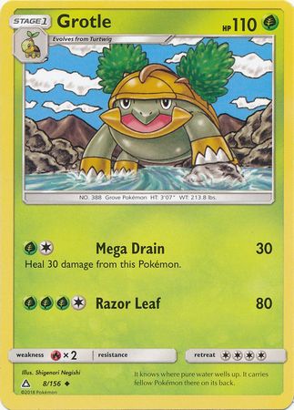 SM Ultra Prism Grotle 008/156  Uncommon