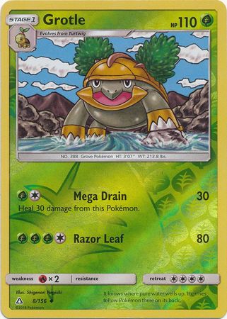 SM Ultra Prism Grotle 008/156 Reverse Uncommon