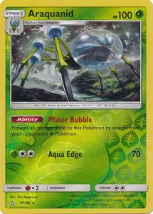 SM Ultra Prism Araquanid 017/156 Reverse Rare