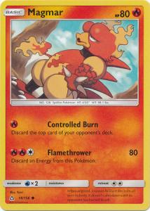 SM Ultra Prism Magmar 018/156  Common