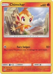 SM Ultra Prism Chimchar 021/156  Common