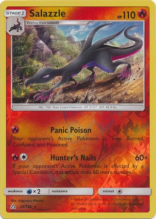 SM Ultra Prism Salazzle 026/156 Reverse Rare