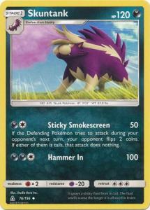 SM Ultra Prism Skuntank 076/156  Uncommon