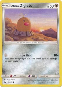 SM Ultra Prism Alolan Diglett 078/156  Common