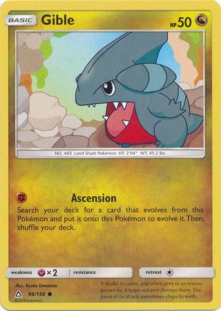 SM Ultra Prism Gible 096/156  Common