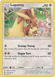 SM Ultra Prism Lopunny 107/156  Uncommon