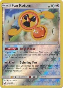 SM Ultra Prism Fan Rotom 110/156 Reverse Rare