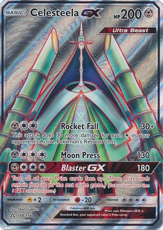 SM Ultra Prism Celesteela GX 144/156  Ultra-Rare