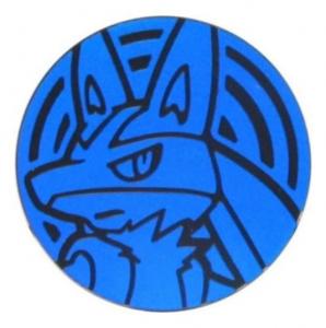 Pokémon, Coin, Lucario Holo Blue