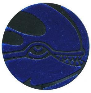 Pokémon, Coin, Blue Matte Holofoil Kyogre