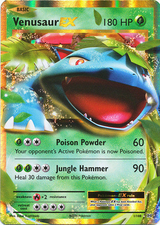 XY12 Evolutions, Venusaur EX - 1/108 - Ultra Rare