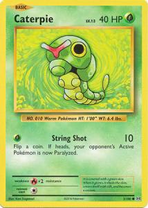 XY12 Evolutions, Caterpie - 3/108 - Common