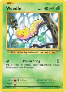 XY12 Evolutions, Weedle - 5/108 - Common