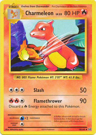 XY12 Evolutions, Charmeleon - 10/108 - Uncommon