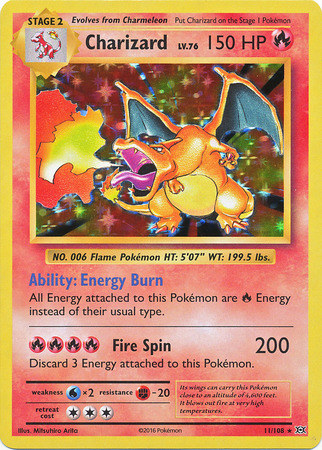 XY12 Evolutions, Charizard - 11/108 - Holo Rare