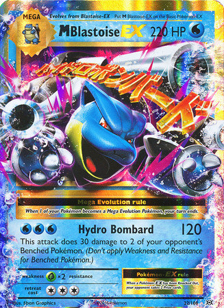 XY12 Evolutions, M Blastoise EX - 22/108 - Ultra Rare