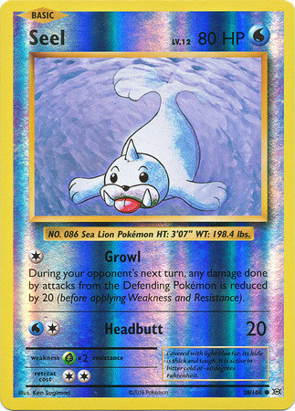 XY12 Evolutions, Seel - 28/108 - Common Reverse Holo