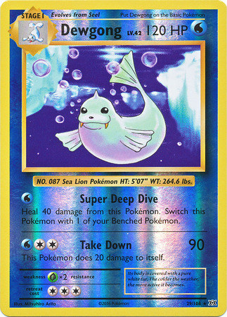 XY12 Evolutions, Dewgong - 29/108 - Rare Reverse Holo