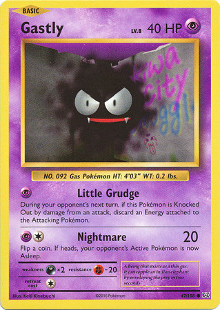 XY12 Evolutions, Gastly - 47/108 - Common