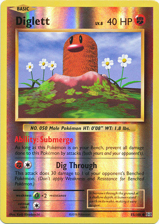 XY12 Evolutions, Diglett - 55/108 - Common Reverse Holo