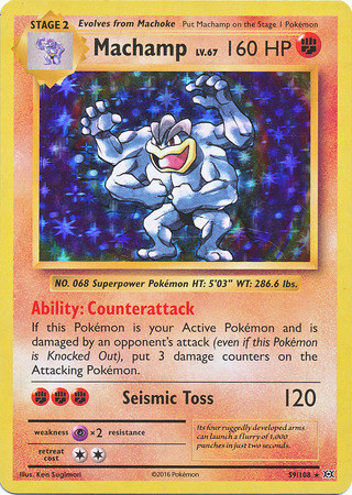 XY12 Evolutions, Machamp - 59/108 - Holo Rare