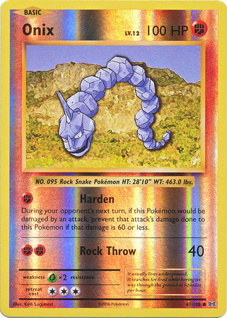 XY12 Evolutions, Onix - 61/108 - Common Reverse Holo