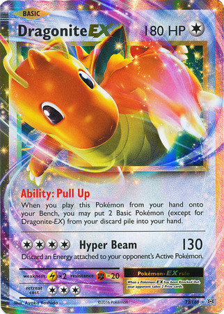 XY12 Evolutions, Dragonite EX - 72/108 - Ultra Rare