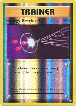 XY12 Evolutions, Energy Retrieval - 77/108 - Uncommon Reverse Holo