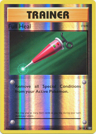 XY12 Evolutions, Full Heal - 78/108 - Uncommon Reverse Holo