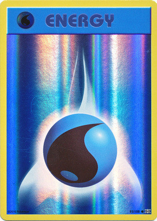 XY12 Evolutions, Water Energy - 93/108 - Common Reverse Holo