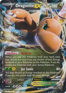 JUMBO XY Furious Fists Singles, Dragonite-EX - 74/111 - Ultra Rare