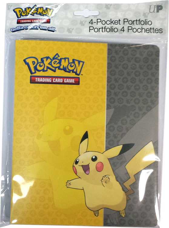 Pokémon, soft-cover pärm A5 (Rymmer 40 kort) Pikachu - 4 pocket
