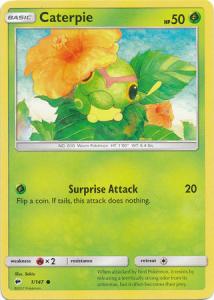 SM Burning Shadows, Caterpie - 1/147 - Common