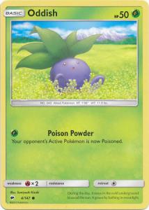 SM Burning Shadows, Oddish - 4/147 - Common