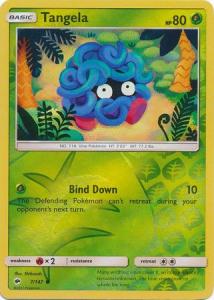 SM Burning Shadows, Tangela - 7/147 - Common - Reverse Holo