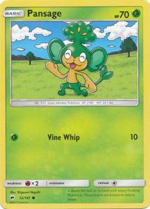 SM Burning Shadows, Pansage - 12/147 - Common